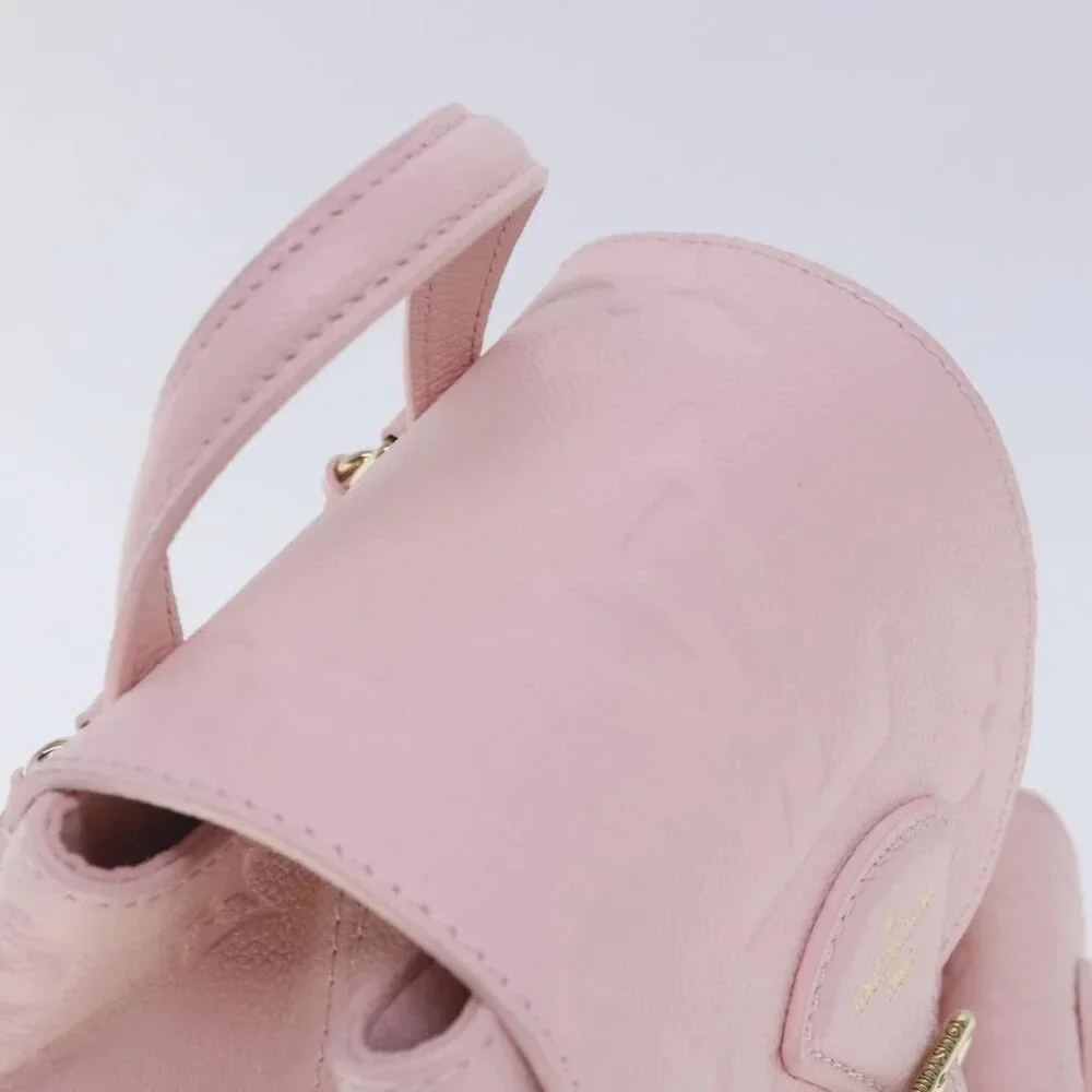 LOUIS VUITTON Monogram Empreinte Backup Backpack Pink M47074 LV Auth 91596SM - Picture 6 of 16